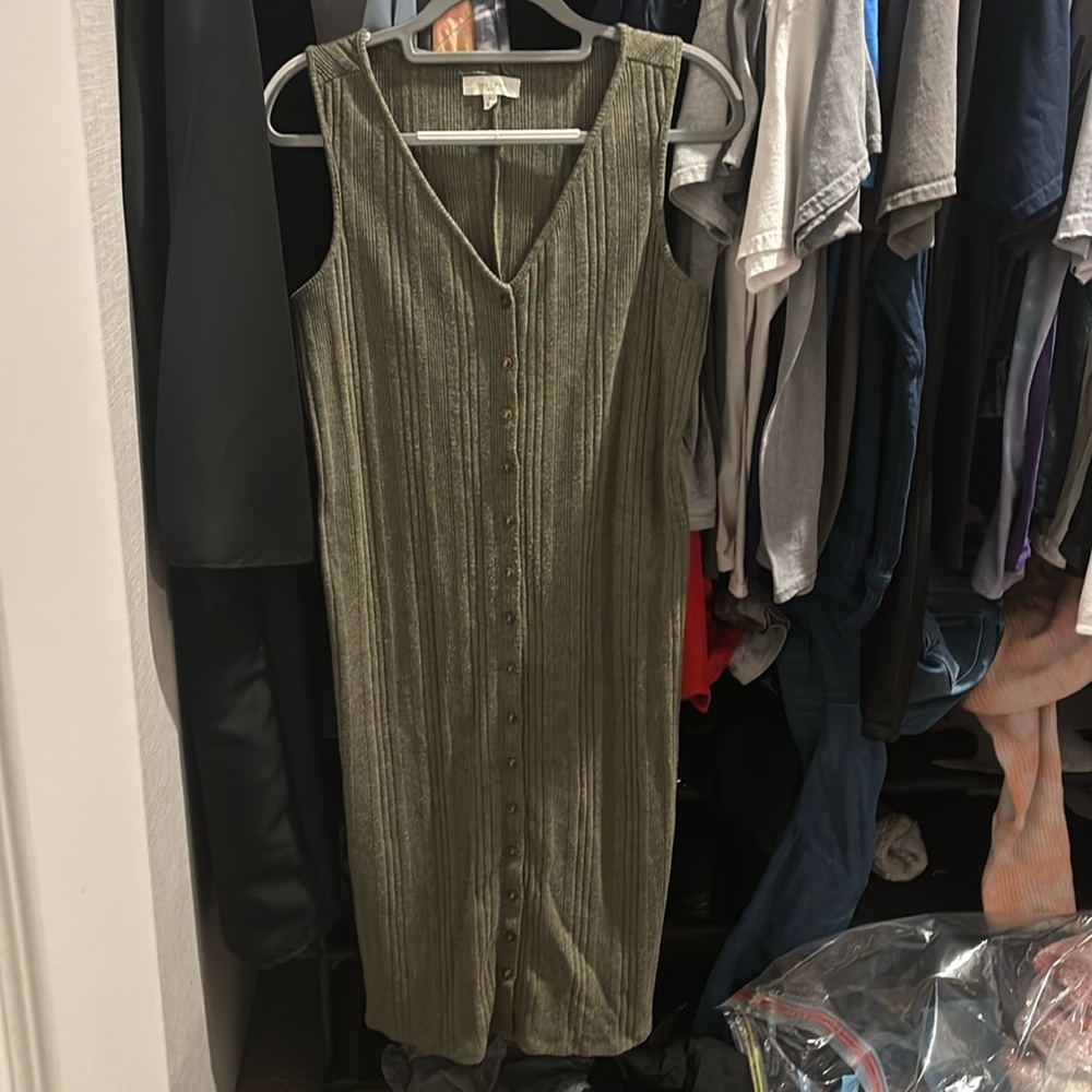 Dark green dress